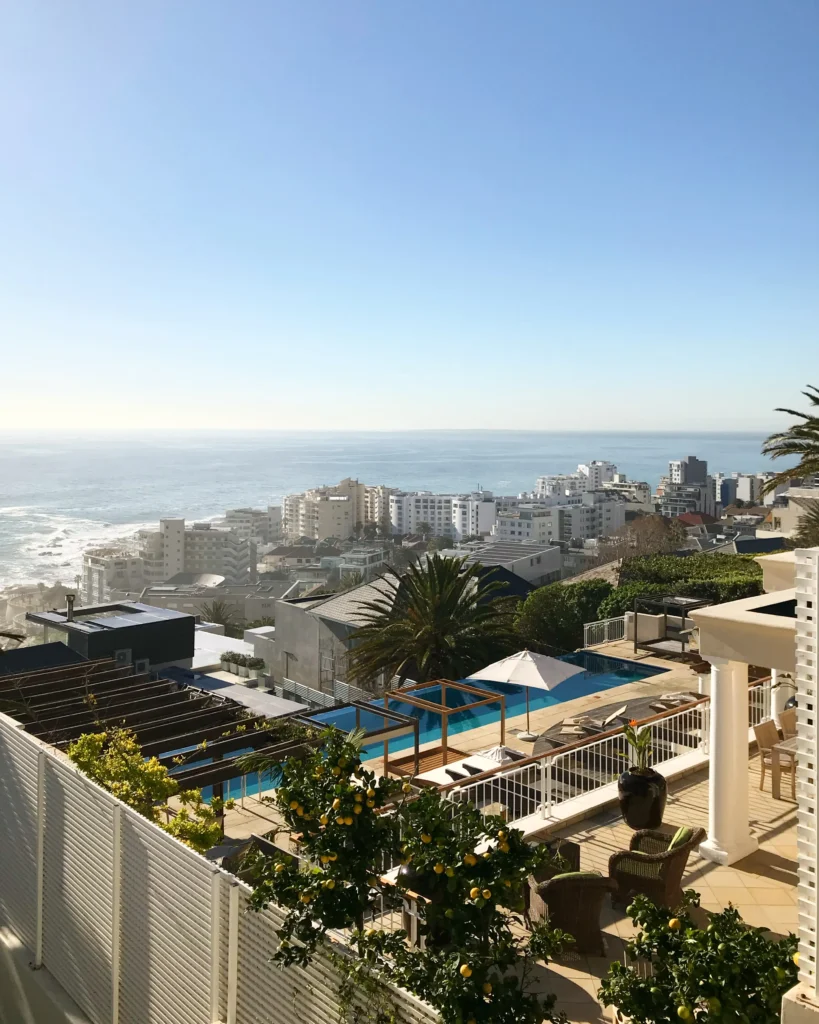 A coastal town in a country in the African Continent